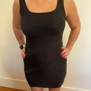 Silence and noise black bodycon dress